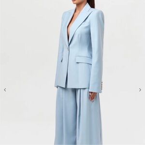 Naked Wardrobe 
Light Blue Blazer and Trouser Set